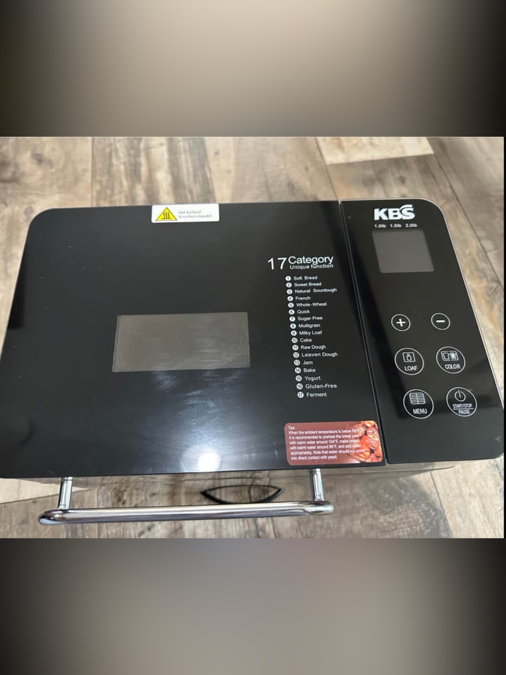 KBS bread maker